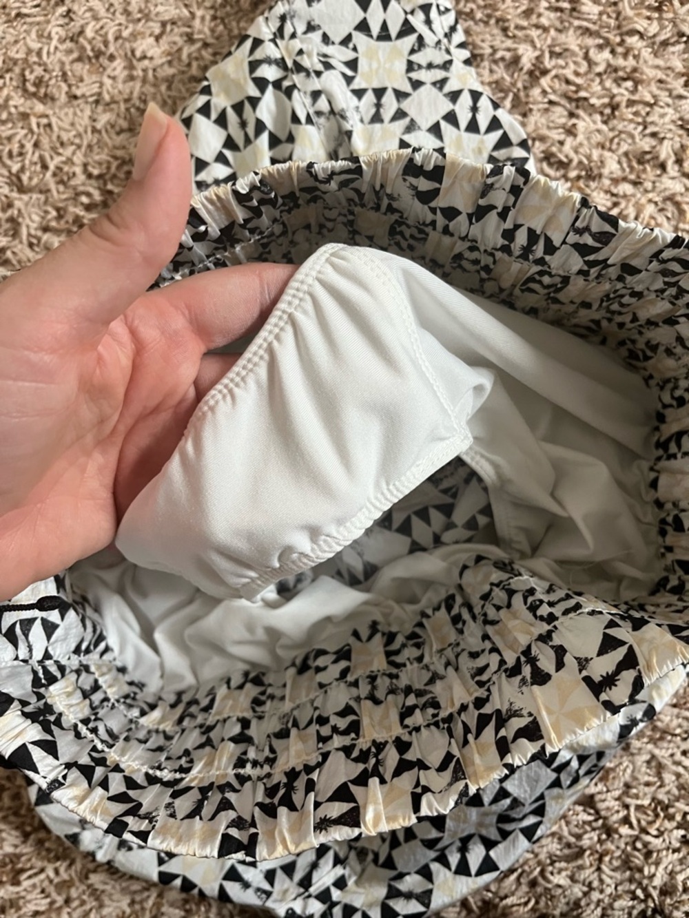 FP Movement by Free People The Way Home shorts geometric black and white print - Picture 13 of 14